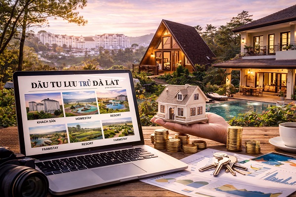 Đầu Tư Lưu Trú Đà Lạt – Khách Sạn, Homestay, Resort & Farmstay
