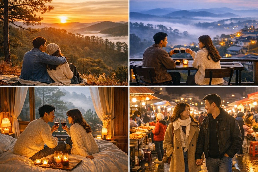 Đi Đà Lạt cho cặp đôi nên đi đâu?