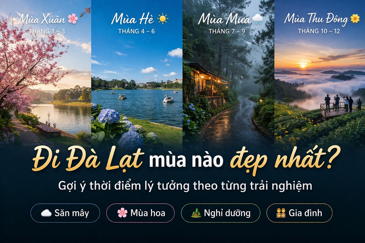 Đi Đà Lạt mùa nào đẹp nhất?